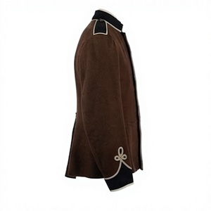 Chaqueta de Invierno para Hombre, Color Marrón, con Cuello Alto, Tejido Transpirable, Diseño Personalizado, Resistente, para Actuaciones en Escenario - Product Image 3