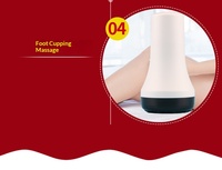 Appareil de massage Gua Sha électrique intelligent pour la maison, à ventouses, à pression négative, rechargeable par USB, avec contrôle de la minuterie pour le massage du dos