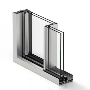 Sang Trọng 6 Theo Dõi Cửa Sổ Trượt Hoạt Động Mịn Tối Giản Hiện Đại Pháp Thiết Kế Cho Phòng Khách Biệt Thự Ngoài Trời Khung Nhôm - Product Image 1