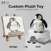 Peluche personnalisée OEM en gros, lapin musclé amusant, jouet en peluche, animal en peluche, jouet promotionnel, figurine en peluche en polyester