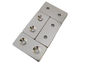 מלבן גיליון מלבן ארץ נדירה חזקה neodymium מגנט 2 sinkfoldfeb מגנטים מותאם אישית מגנטים רצועת cuboid - Product Image 4