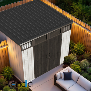 <span class=keywords><strong>Caseta</strong></span> de Jardín 8x8 de Fábrica Directa, Libre de Mantenimiento, Resistente a la Nieve (150kg/m²), Estructura de Acero Galvanizado, Ideal para Jardín Pequeño y Patio - Product Image 1