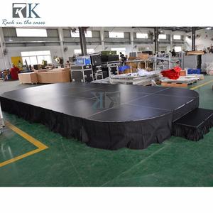 Escenario Portátil de Aluminio, Plataforma Móvil para Eventos y Conciertos, Plataforma de Exhibición con Estructura de Truss - Product Image 3