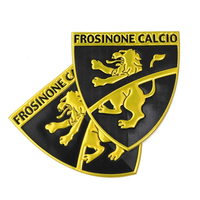 Tpu Football Jersey Insigne Métallique Haute Fréquence En Relief Marque Logo Fer sur Patchs Hologramme Or Argent 3d Tpu Patchs