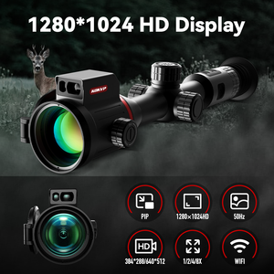 Visor Nocturno ATG HD con Resolución 384x288, Grabación de Video WiFi, Resistente al Agua IP66, Imagen Térmica para Exteriores, Distancia Efectiva de 2100m - Product Image 2