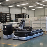 Routeur CNC Siman 4x8 1325 avec broche 3.5kW/4.5kW/9kW/12kW, haute rigidité, certifié CE, moteur servo pour le travail du bois et la fabrication de signalétique