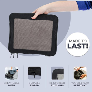 Du lịch hành lý nén Túi Organizer 6 cái bộ Đóng gói Cubes trong túi du lịch Heavy Duty Trọng lượng nhẹ - Product Image 2