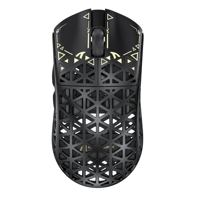 PAW3950 Attack Shark R5Ultra Carbon Fiber 2.4Ghz Wireless Mouse RGB Backlit 6 Buttons Programmable High DPI Lightweight