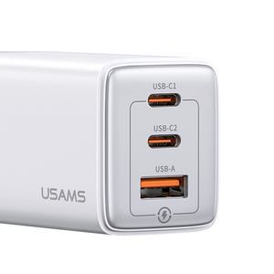 USAMS UK CC196 PD + QC adattatore per caricabatterie da parete USB tipo C a ricarica rapida con funzioni Multiple - Product Image 3