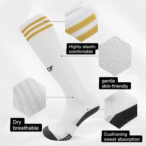 Calzini da Calcio Professionali Personalizzati ad Alta Elasticità, Antiscivolo, Ammortizzanti e Traspiranti per <span class=keywords><strong>Uomo</strong></span> - Product Image 2