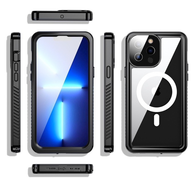 Fashion Design 360 Degree Protection Rugged Waterproof Phone Case Phone Protector Phone Cover for Iphone 12 13 14 15 Pro Max