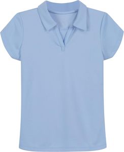 <span class=keywords><strong>Polo</strong></span> Sportiva Personalizzata a Maniche Corte per Ragazze, Alta Qualità, Casual, Traspirante, Stili Multicolore - Product Image 3