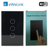 US Standard Welink APP Commutateur Intelligent Commutateur Tactile Intelligent Prend En Charge Alexa WIFI Commutateur Tactile Mural Wifi Commutateur Intelligent