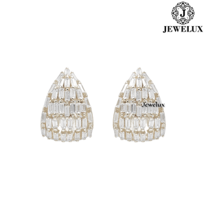 Best Quality Natural VVS Diamond <b>Stud</b> Earrings 925 Sterling <b>Silver</b> Rhodium Plated IGI Certified Trendy Wedding Gift From Gujarat - Product Image 1