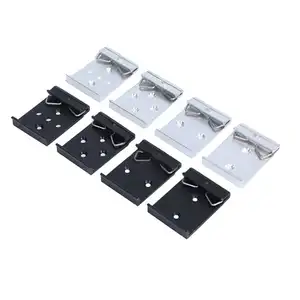 Aluminum Mounting Clip 35mm Din Rail Kit With Screws For Electronics Encolsures