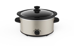 Cuiseur à mijotage électrique <span class=keywords><strong>4</strong></span> quad, cuisson de comptoir, avec ouverture amovible pour la friture, les soupe et les ragoût, lavable au lave-vaisselle - Product Image 4