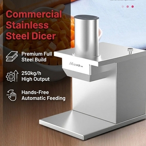 <span class=keywords><strong>Muda</strong></span> Tritatutto Elettrico Commerciale 250kg/h, Affettatrice Multifunzionale in Acciaio Inox per Frutta e Verdura, Macchina Tritatutto per Ristoranti - Product Image 2