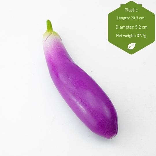 Plastic eggplant