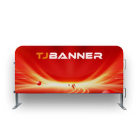Bannière en maille résistante aux déchirures TongJie, personnalisée en polyester, impression simple, pour événements sportifs en plein air, publicité