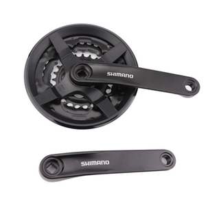 Para <span class=keywords><strong>Shimano</strong></span> Ty301 42T/48T, plato de bicicleta de montaña con orificio cuadrado, Material de aleación de longitud de manivela de 152mm para bicicletas de carretera - Product Image 1