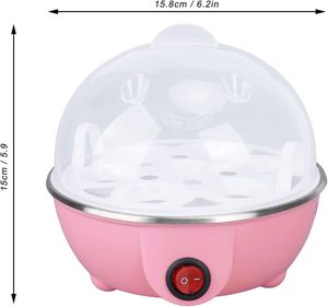 Cuiseur à œufs et cuiseur vapeur électrique automatique rapide en acier inoxydable avec arrêt automatique et garantie d'un an pour usage domestique - Product Image 6