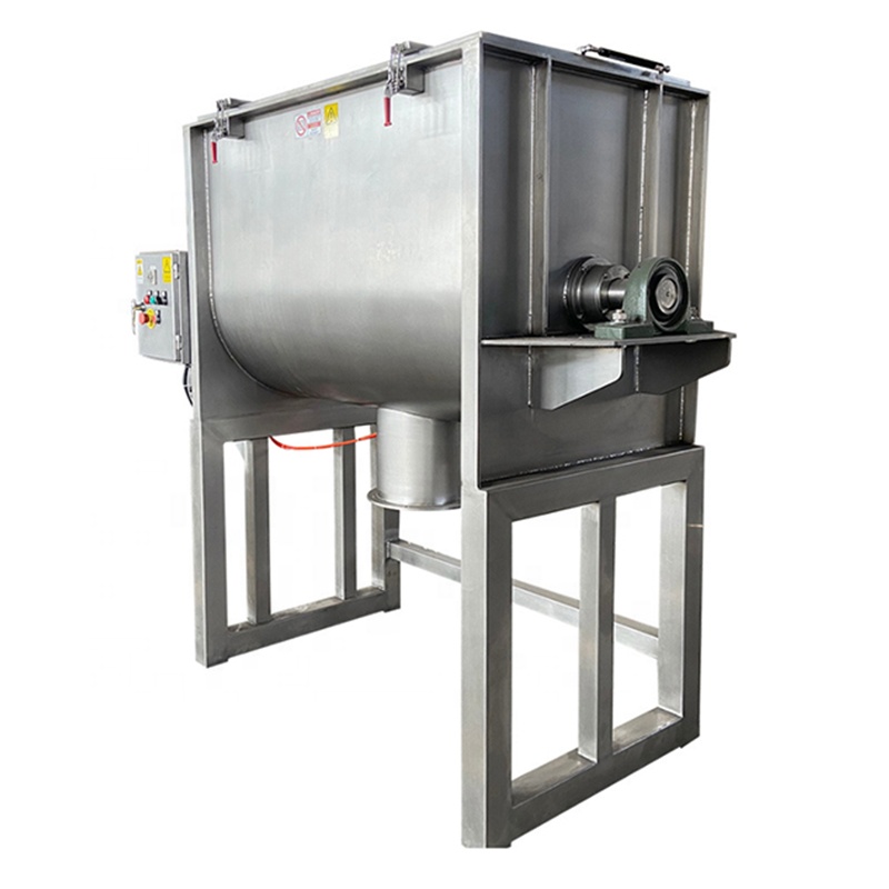Горизонтальный Ленточный Блендер с сухой пудрой 100 л до 10000 л, двойной спиральный промышленный смеситель для муки, смешивающая машина