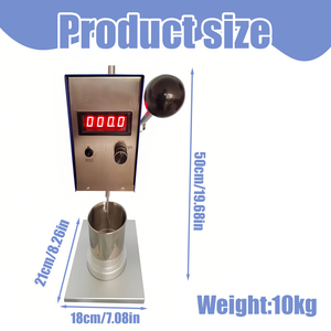 Novidades: Viscometro Digital com Display LED, Testador de Viscosidade de Alta Precisão, Medidor de Viscosidade de Tinta Industrial - Product Image 4