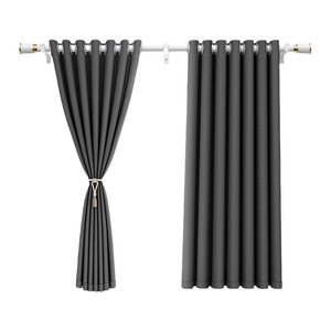 Cross-biên Giới hai mặt Linen làm sẵn rèm cửa đầy đủ Màn dù để che nắng Vải không phát sáng xuất khẩu cho Amazon rèm cửa - Product Image 5