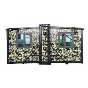 บ้านจิ๋วบ้านเคลื่อนที่พร้อมส่งล้อบนรถคอนเทนเนอร์สำหรับเดินทางอื่นๆบ้านทันสมัย - Product Image 5