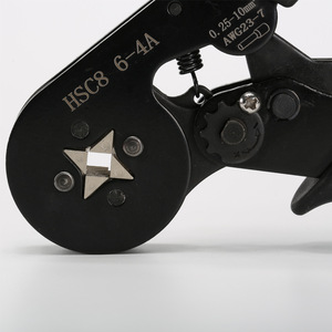 Terminale tubolare europeo HSC8 6-4A + 1200 pz pinze isolanti Set utensile manuale nero arancione manico acciaio materiale bianco - Product Image 5