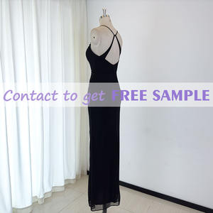 Robes de demoiselle d'honneur TEENYEE, nouvelle collection, coupe ajustée, col châle, plissée, en tissu maille, pour occasions spéciales - Product Image 4