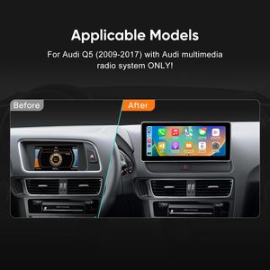 Sistema estéreo de Radio de coche de fábrica, pantalla táctil de 10,25 pulgadas, CarPlay inalámbrico, reproductor de Radio automático Android para <span class=keywords><strong>Audi</strong></span> Q5 2009-2019 - Product Image 3