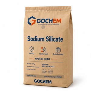 Polvo de Silicato de Sodio Sólido de Flujo Libre, Módulo 2.0 a 2.3, Agente Estabilizador de Suelos de Alta Alcalinidad para la Construcción de Carreteras - Product Image 1