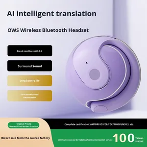 Nouveaux écouteurs sportifs OWS non <span class=keywords><strong>intra</strong></span>-auriculaires à conduction aérienne Wg-05, populaires à l'international, avec traduction IA et étanchéité IPX4 - Product Image 3