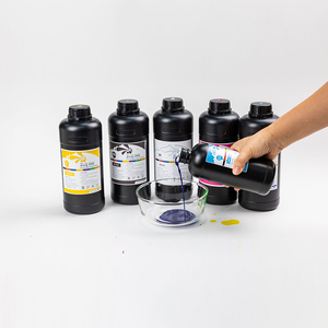 <span class=keywords><strong>Encre</strong></span> LED UV Curable 500ml 1000ml pour l'impression sur verre, acrylique, métal, PVC, panneaux publicitaires - Product Image 5