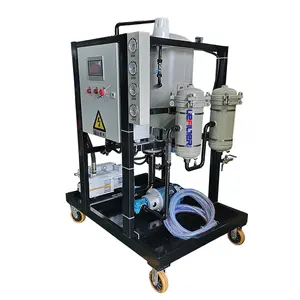 ZLYC Mobile vacuum oil filter dehydration degassing oil purifier cart for Steel Cement Ship Building Plant