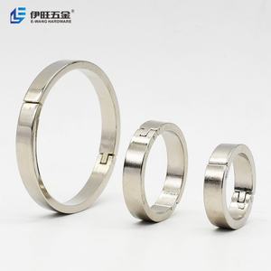 Anneaux de reliure en alliage de zinc YIWANG, clips métalliques dorés élégants pour feuilles détachables - Product Image 2