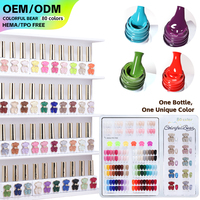 ZRKGEL Nouvelle Arrivée 1 Bouteille 1 Couleur Ours Mignon 80 Couleurs Kit de Vernis Gel Toutes Saisons Sans TPO HEMA Kit Fournisseur en Gros