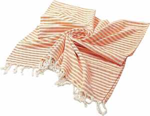 Serviette de plage et de bain en coton turc doux, rayée et imprimée, séchage rapide, haute absorption, sans sable - Product Image 1