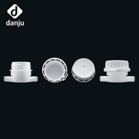 Bouchon à vis de 33 mm pour poche souple, écologique, durable, de qualité alimentaire, anti-fuite, réutilisable, grand format, pour shampoing, Danju