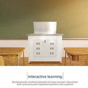 Équipement de classe pour étudiants universitaires Bureau caché Table de moniteur LCD pour ordinateur rabattable motorisé pour salle d'ordinateurs scolaires - Product Image 4