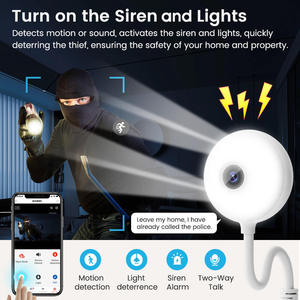 Cámara para Mascotas con Modo de Privacidad, Cuello Flexible y Base con Banco de Energía, Diseño de Plástico Blanco para Uso Doméstico - Product Image 4
