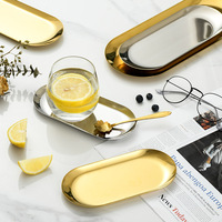 Assiette plate de style coréen pour barbecue, plateau à dessert doré, vaisselle de cuisine coréenne, couleur unie, minimalisme moderne, pour les fêtes