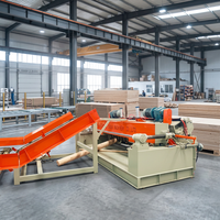 Mesin Pengupas Veneer Kayu Log 2600mm untuk Produksi Kayu Lapis dengan Kontrol PLC, Daya 56kW, Akurasi Tinggi