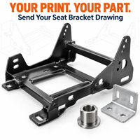 Supports de Sièges Automobiles Sur Mesure, Pièces en Tôle, Fabrication Métallique par Estampage Usiné CNC