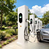 Nuevo Poste de Carga para Vehículos Eléctricos Jinghu para Exteriores, 7-22kW, Tipo 2, Montaje en Poste, OCPP 1.6J/2.0, IP54, Resistente a la Intemperie, TA-AC-ALD3-P