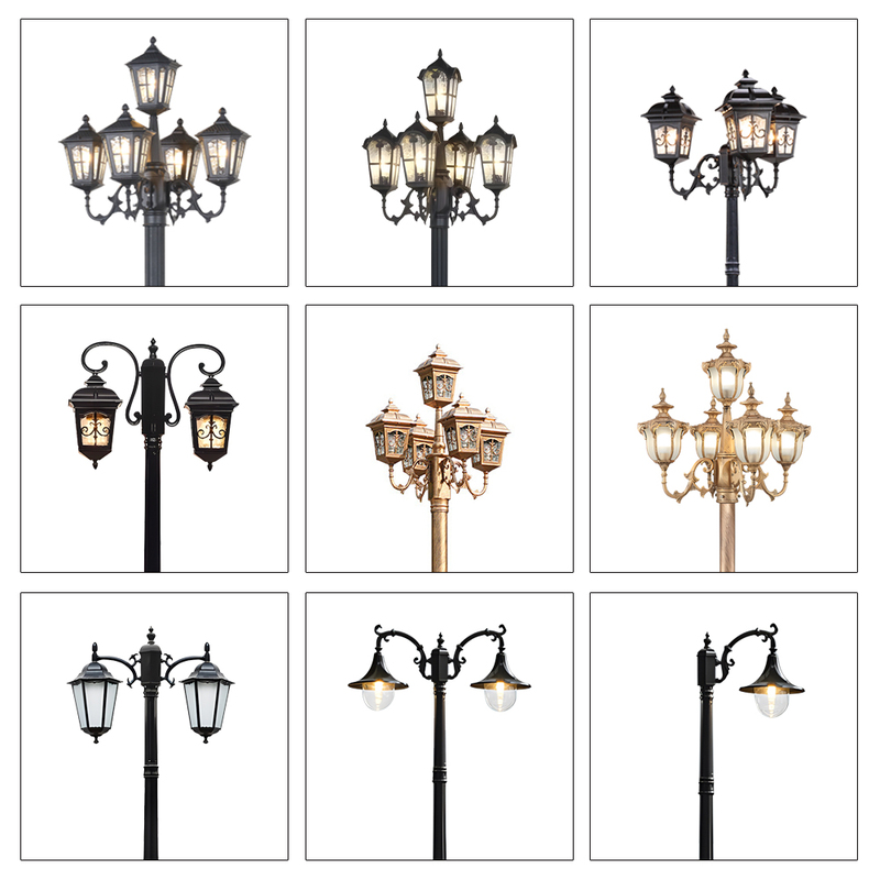Dawn Outdoor LED European Antique Pole