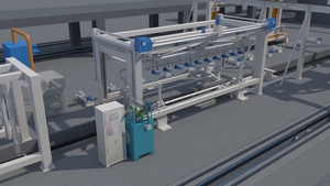 AAC Bảng điều khiển tường bê tông nhẹ hiệu quả máy móc thiết bị làm gạch với các thành phần cốt lõi PLC và hộp số - Product Image 2