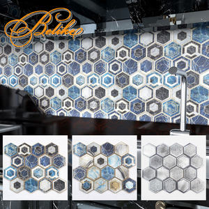 Mosaico de Aluminio con Patrón Boutique, Revestimiento de Malla, Decoración de Pared, Detalle Elegante para Fachada, Hotel, Resort, Hogar - Product Image 1