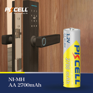 Pilas Recargables <span class=keywords><strong>de</strong></span> Níquel-<span class=keywords><strong>Metal</strong></span> <span class=keywords><strong>Hidruro</strong></span> AA <span class=keywords><strong>de</strong></span> 1.2V y 2700mAh para Juguetes Eléctricos, Linternas, Dispositivos Médicos y Sistemas <span class=keywords><strong>de</strong></span> Alimentación Ininterrumpida - Product Image 3